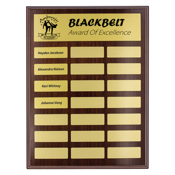 Directory Gold Plaque!