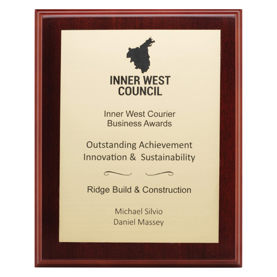 Engraved Plaques - European Gold!