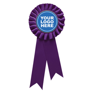 Purple Rosette w/ Hook