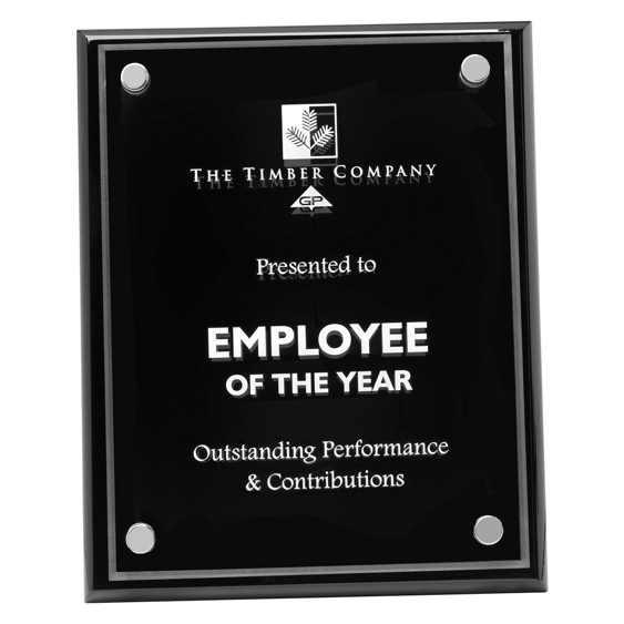 Black Premium Floating Plaque!