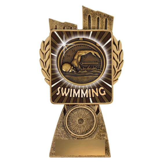 Antique Gold Lynx - Swim!